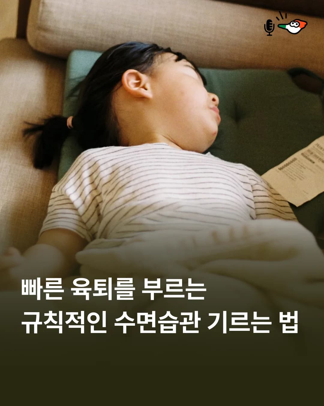 빠른 육퇴를 부르는 규칙적인 수면습관 기르는 법의 표지 이미지