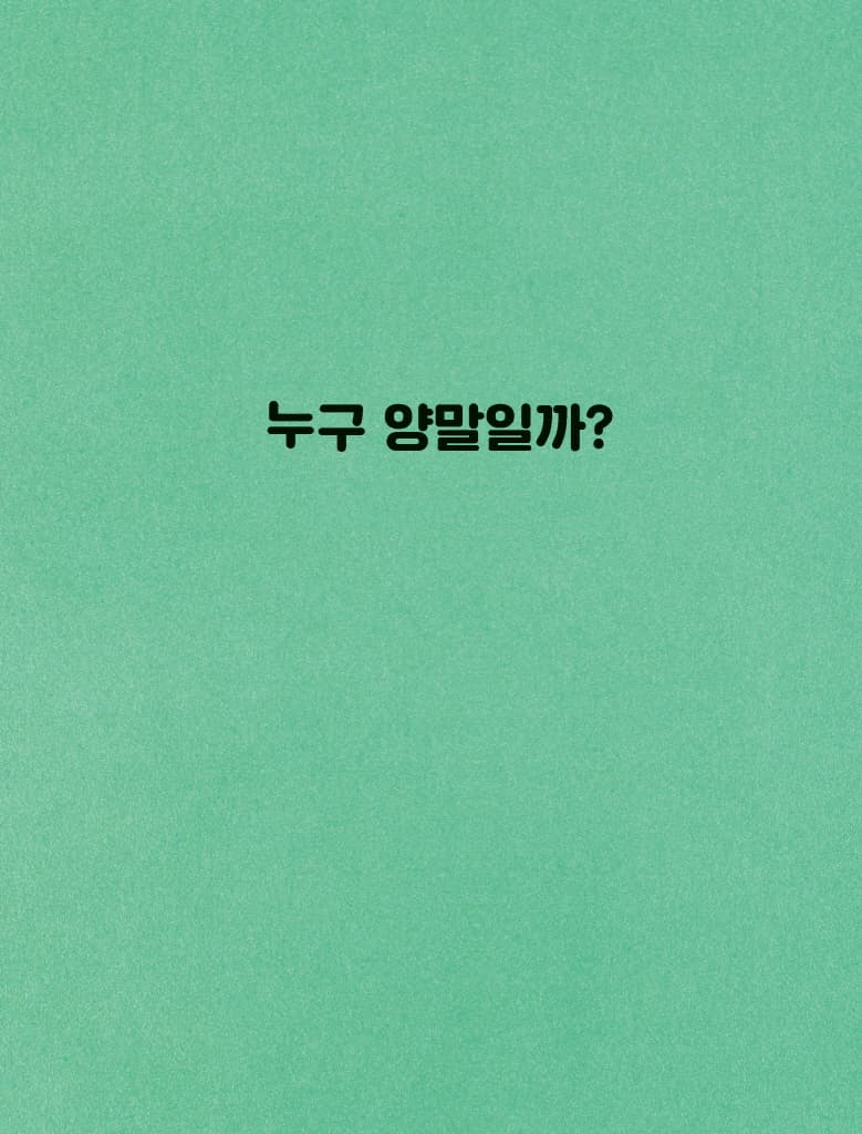 누구 양말일까?