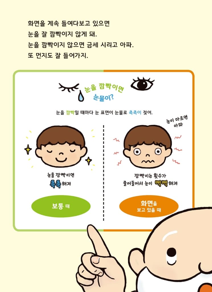 눈을 지켜 주는 눈신령님