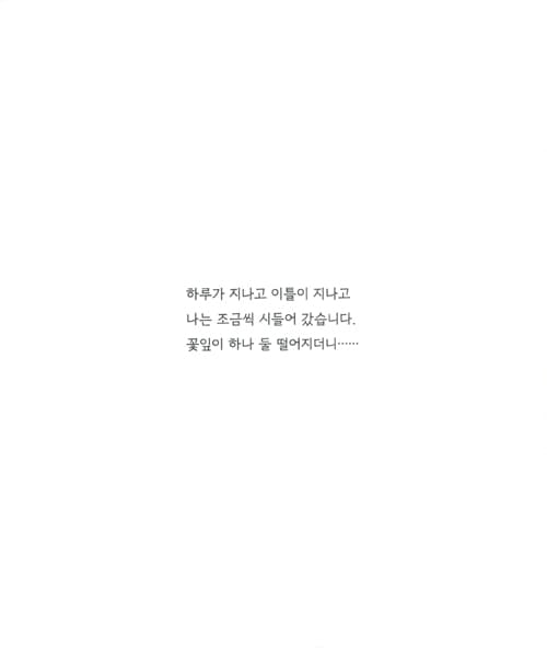 꽃이 피었습니다