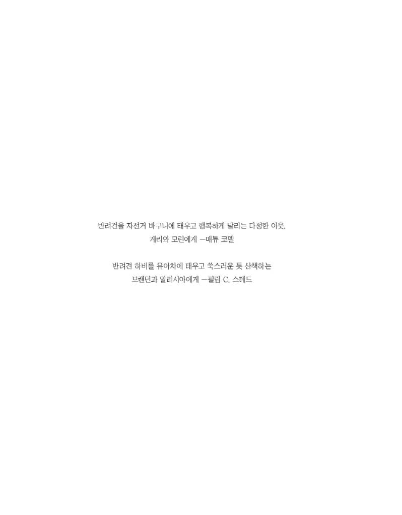 나의 개를 만나러 가는 특별한 방법