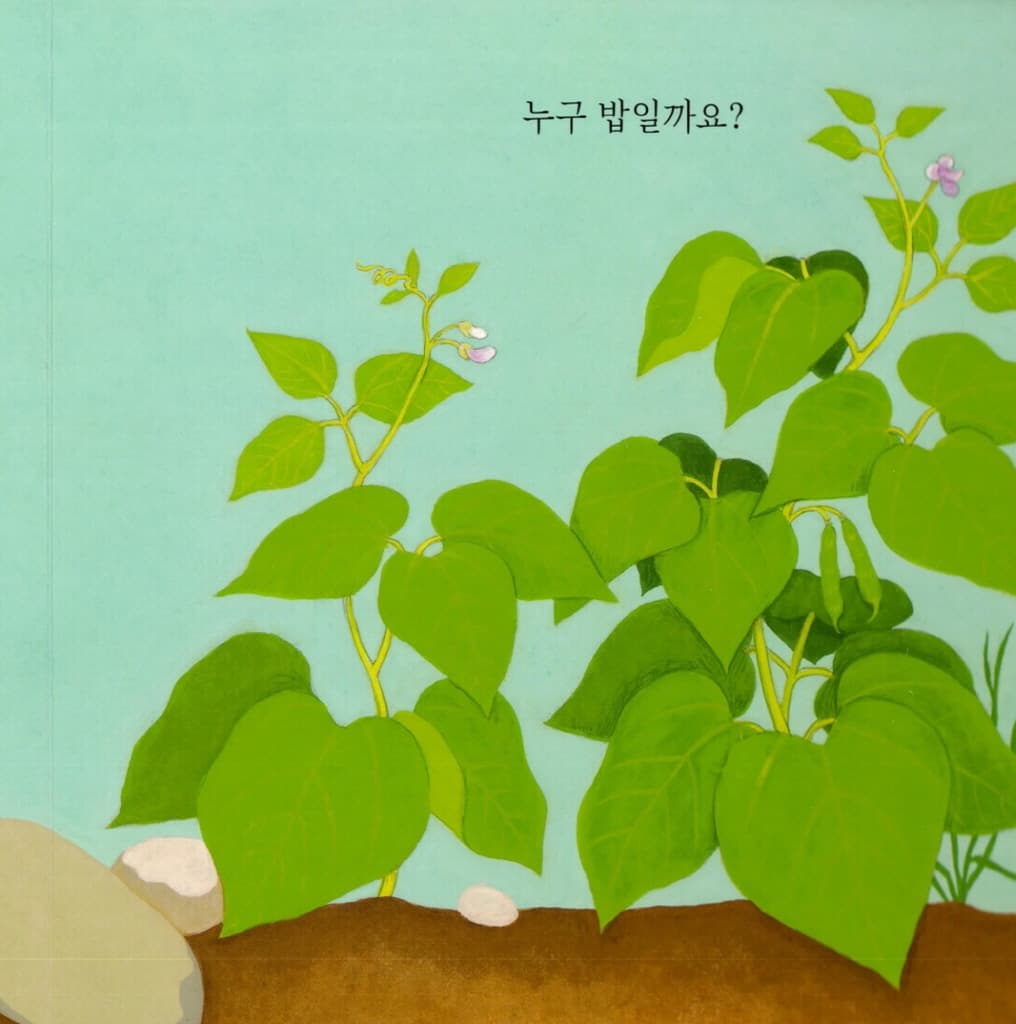 누구 밥일까요?