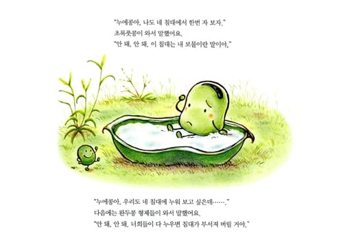 누에콩의 침대