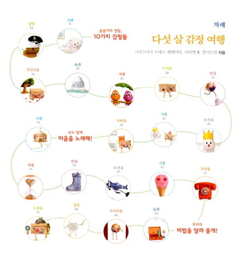 다섯 살 감정 여행 : 10가지 기본 감정을 배워요!
