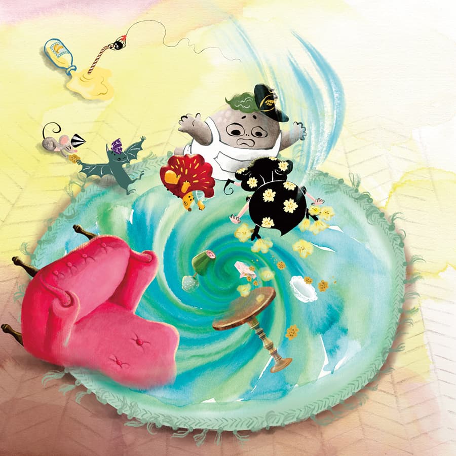 달그락 마을의 바람개비 문