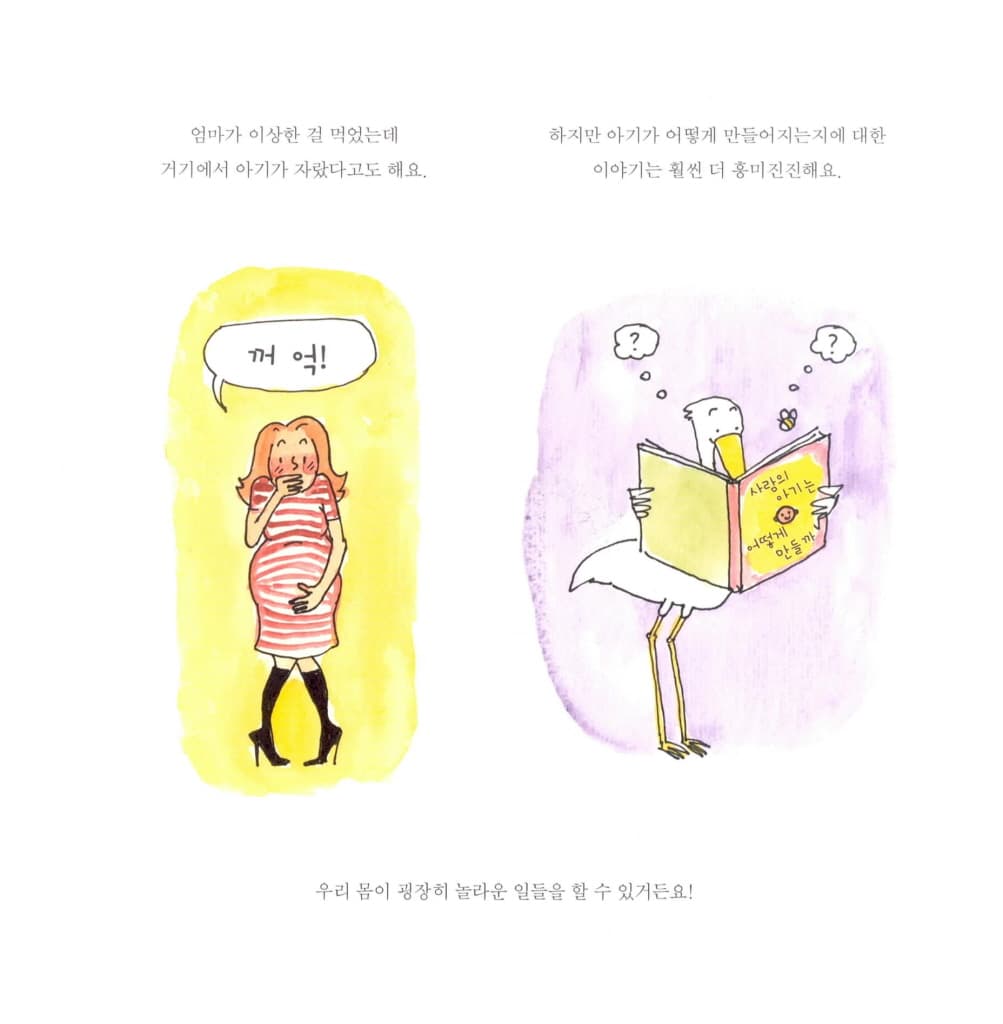 아기가 어떻게 만들어지는지에 대한 놀랍고도 진실한 이야기