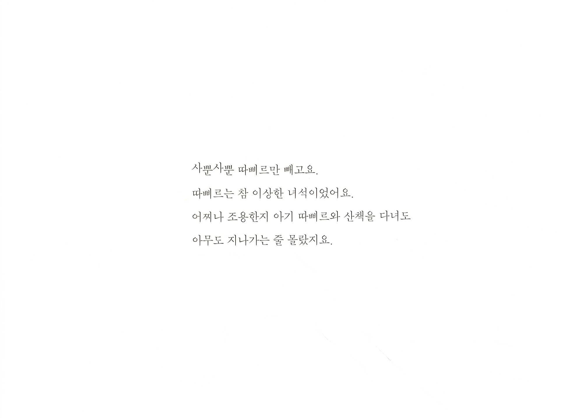 사뿐사뿐 따삐르
