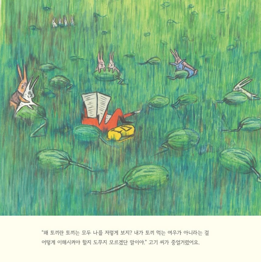 수박을 쓴 여우