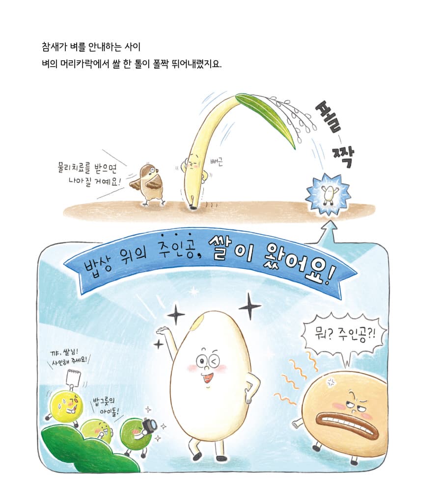 쌀이 말했어