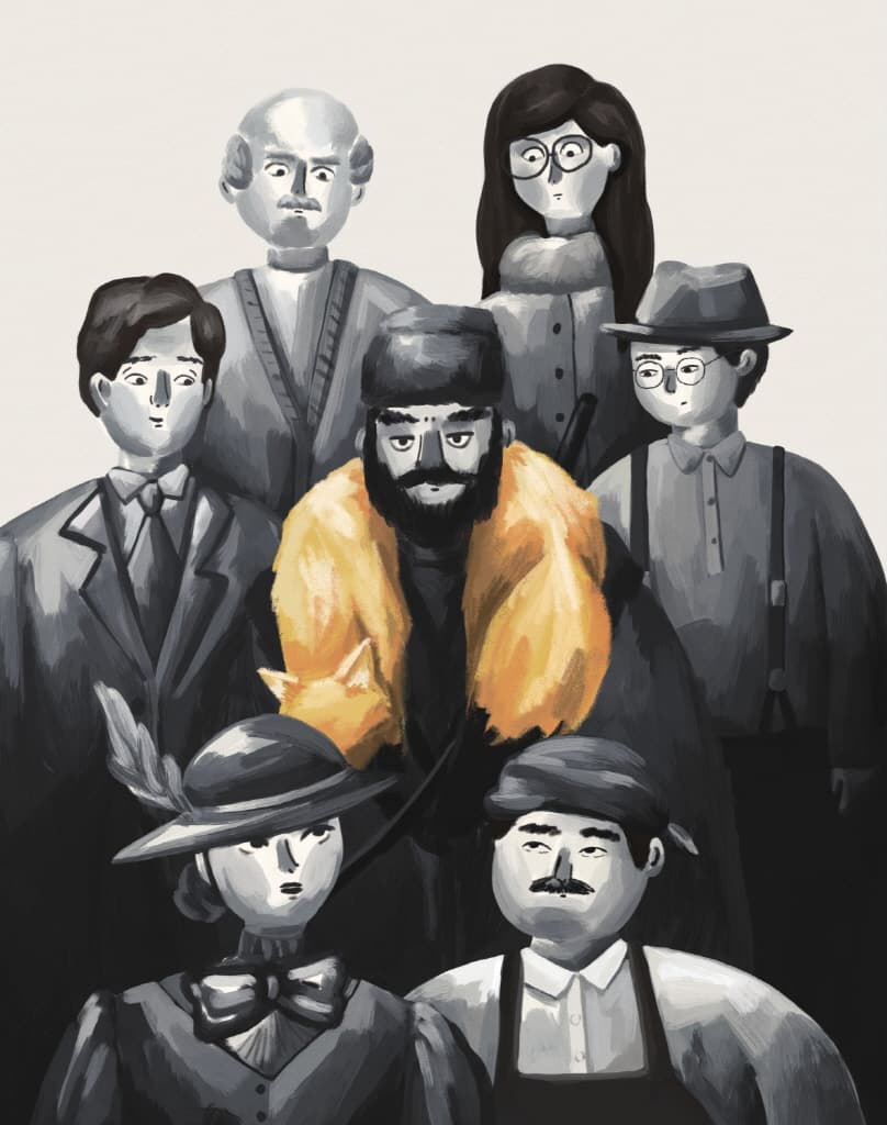 여우 목도리