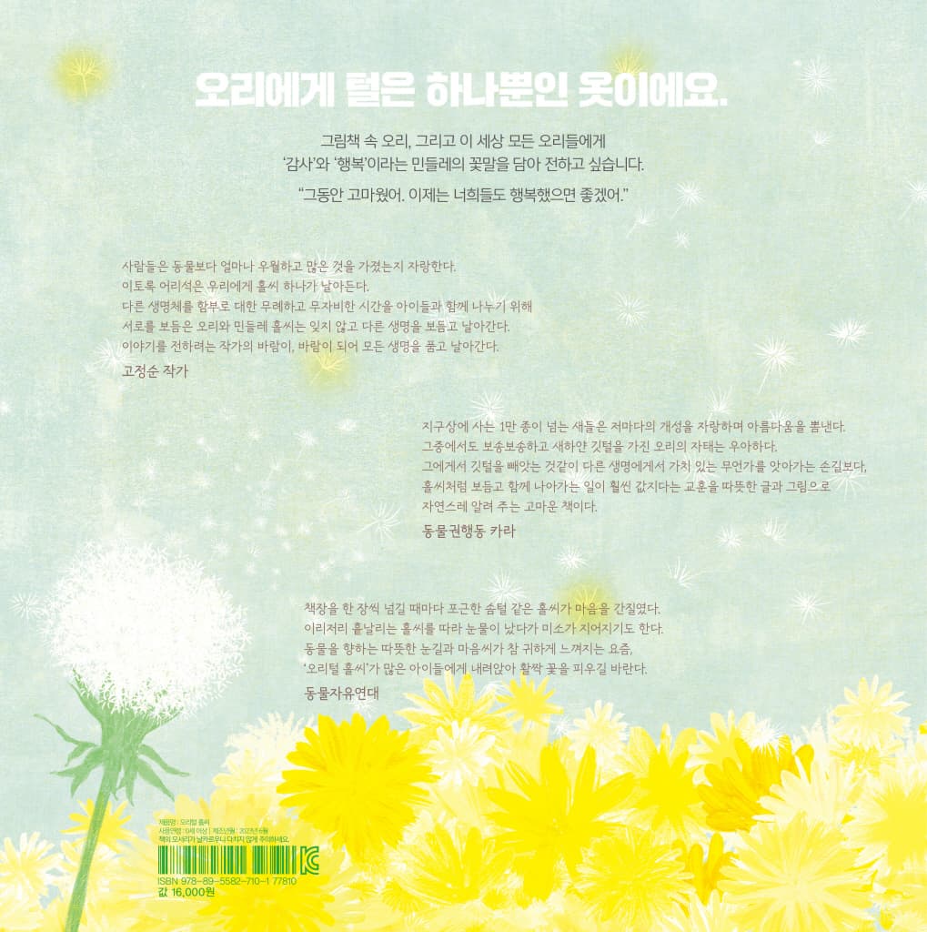 오리털 홀씨