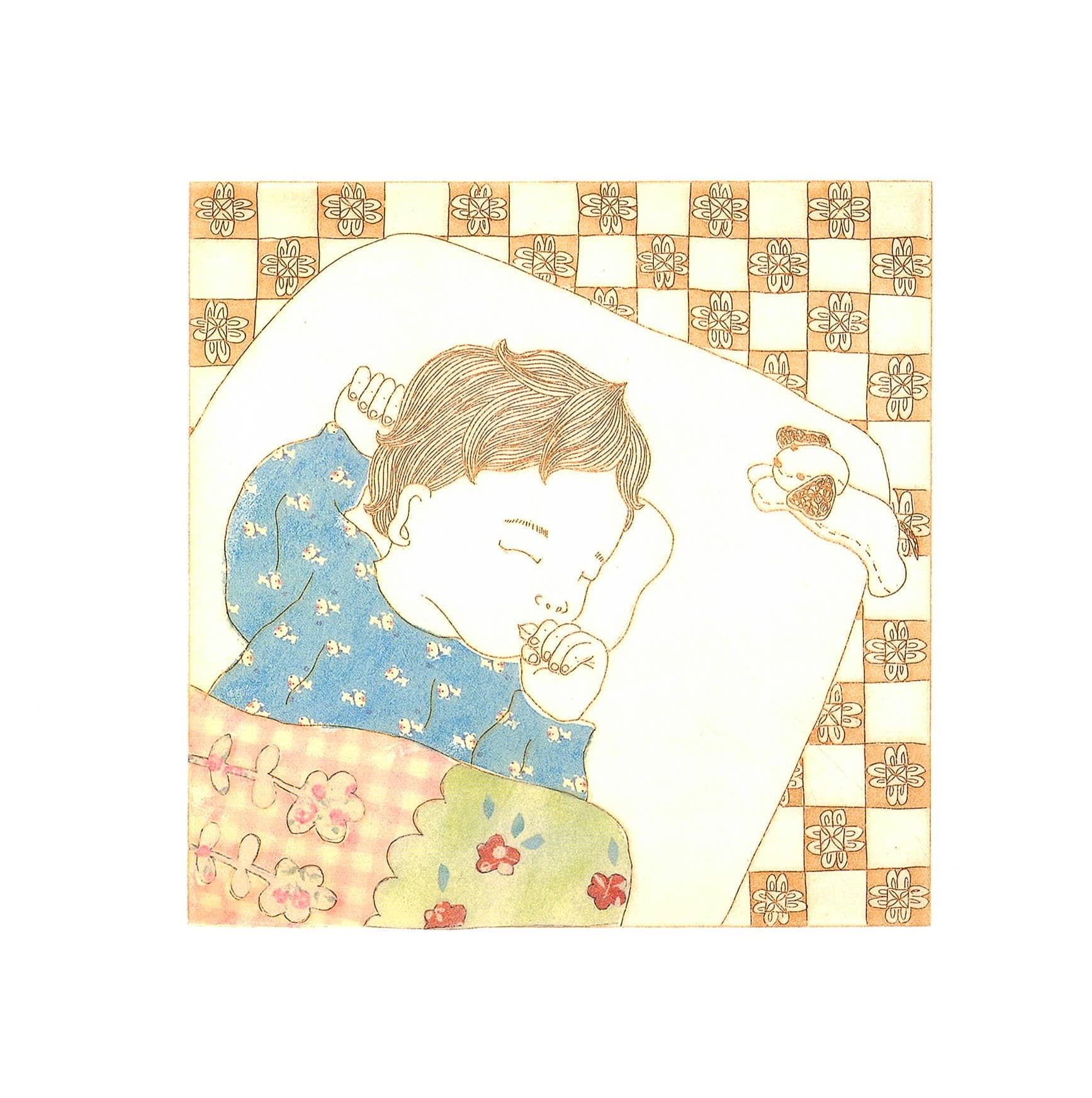 우리 아기 코 잘 때 엄마는