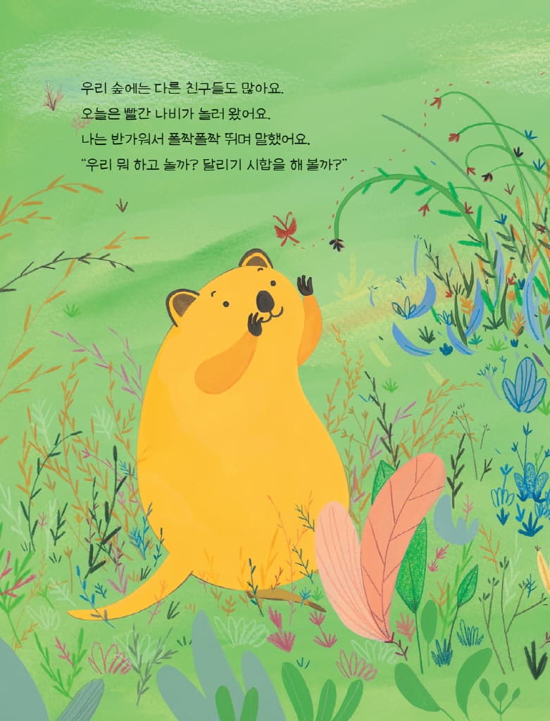 웃는 얼굴 쿼카