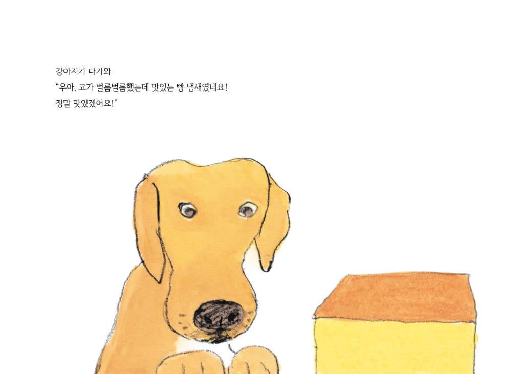 할머니가 네모 빵을 구웠대!