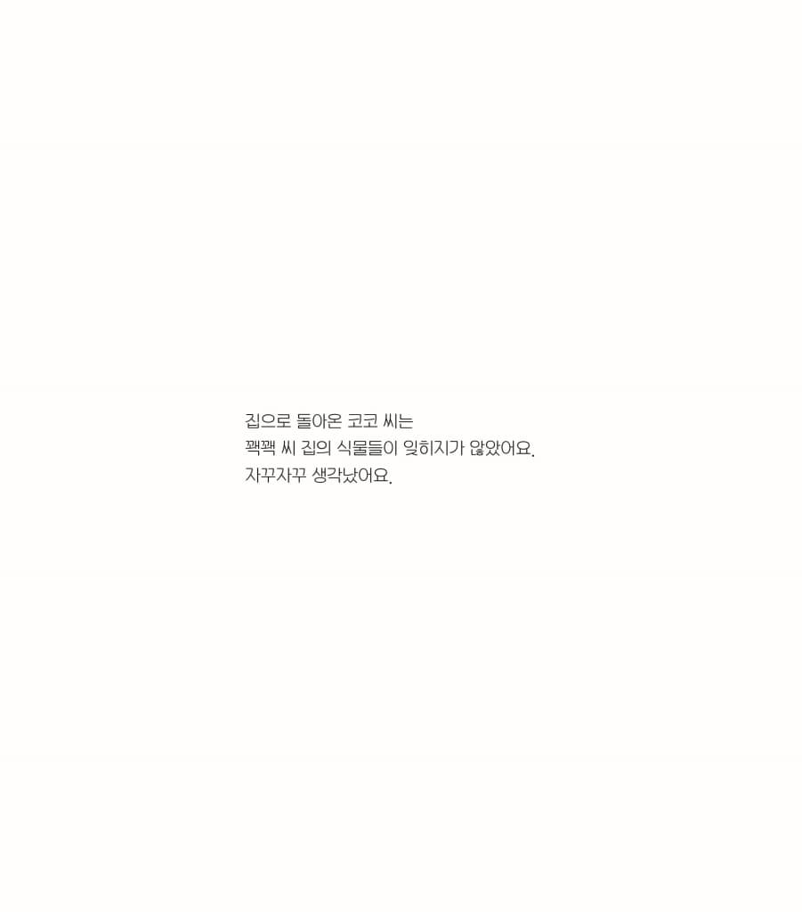 코코 씨의 식물 사귀기