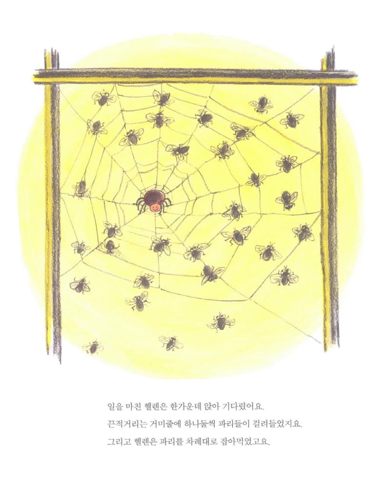 거미에게 잘해줄 것