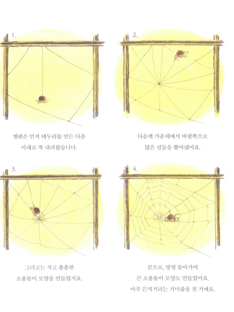 거미에게 잘해줄 것