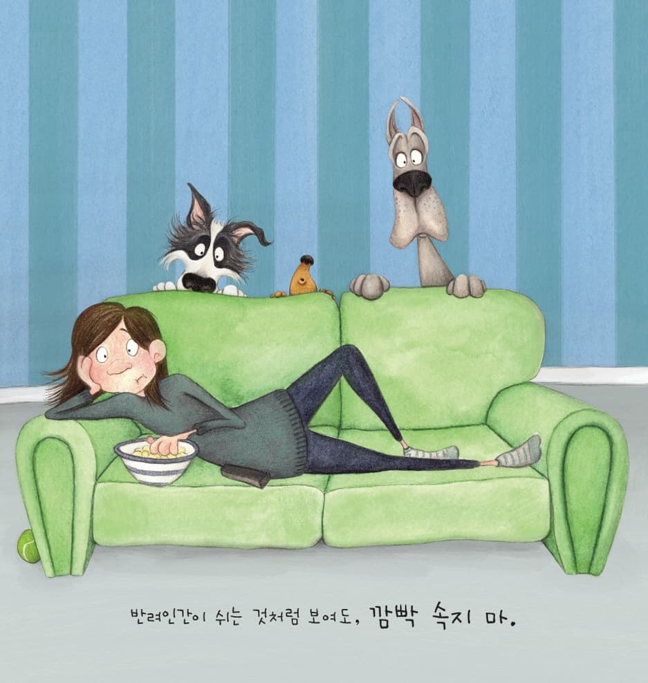 반려인간 산책시키기