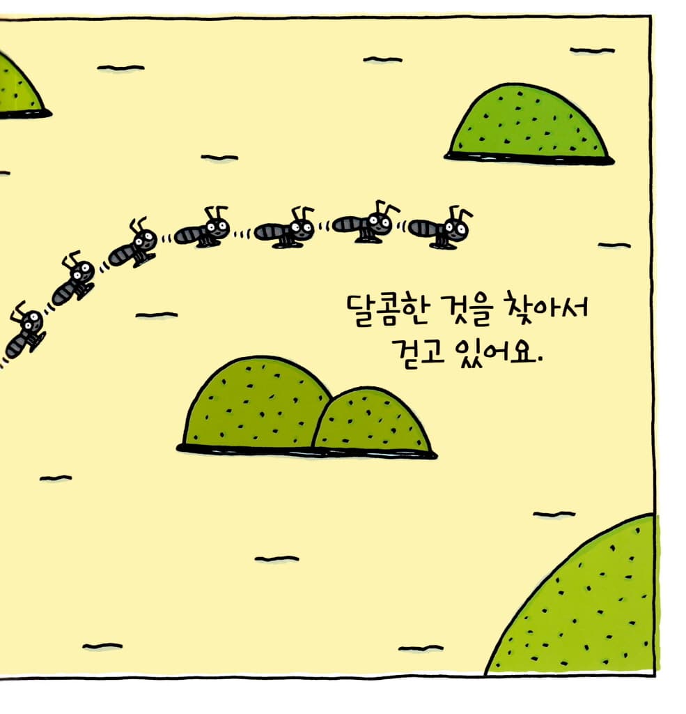 걷고 있어요
