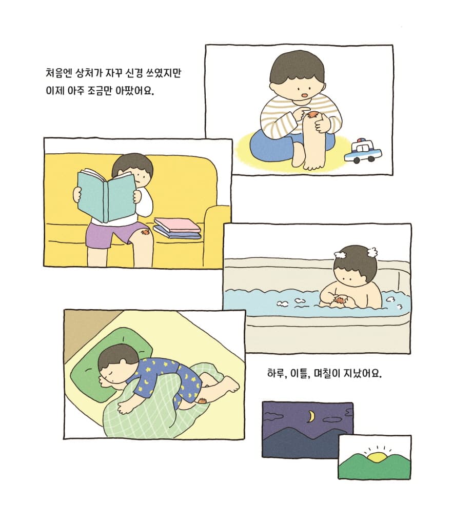 새살이 솔솔 자연 반창고 딱지